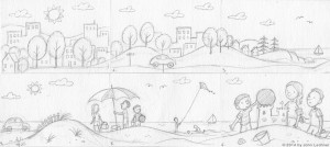 Great Red Ball Rescue storyboard