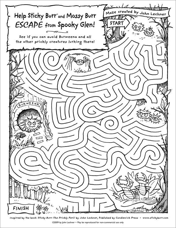 Sticky Burr's Spooky Maze